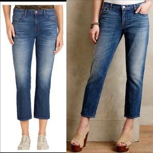 J Brand Adele Rival Crop High Rise Jean Size 28